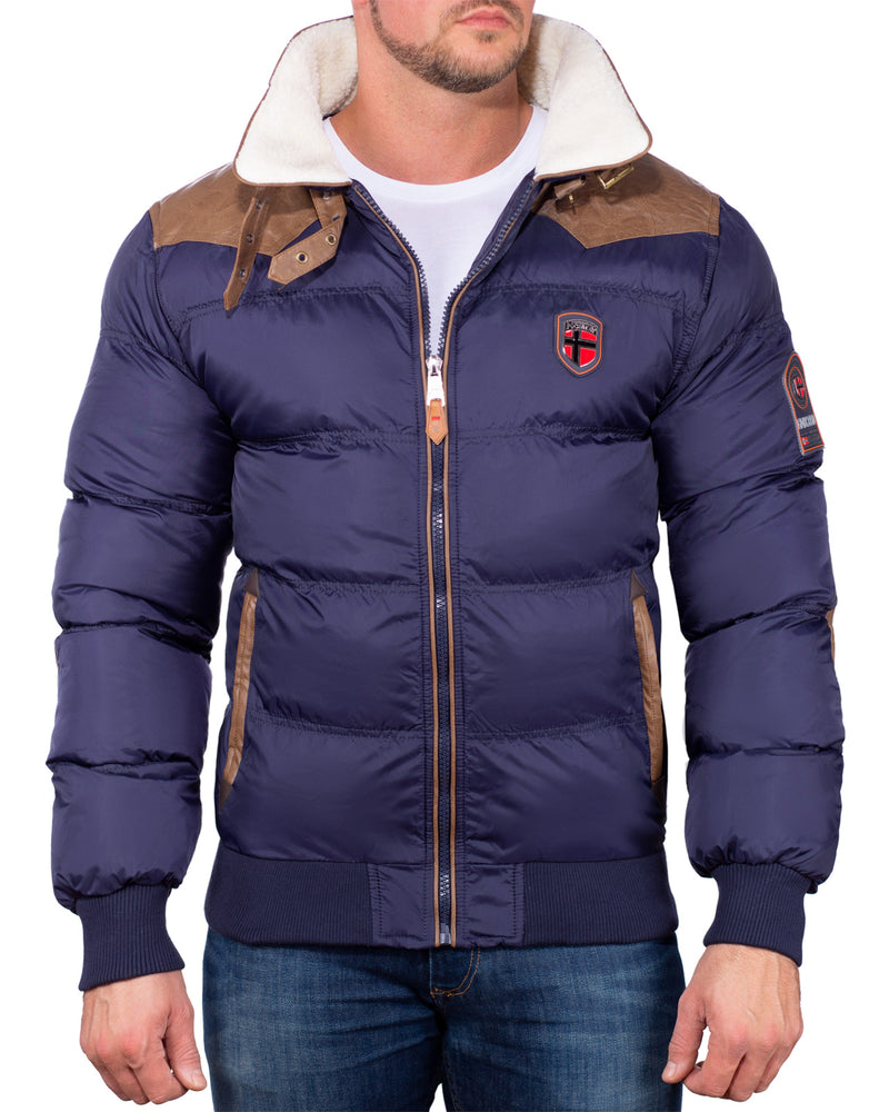 Herren Regular Fit Jacke abramovitch in Navy – Geographical Norway