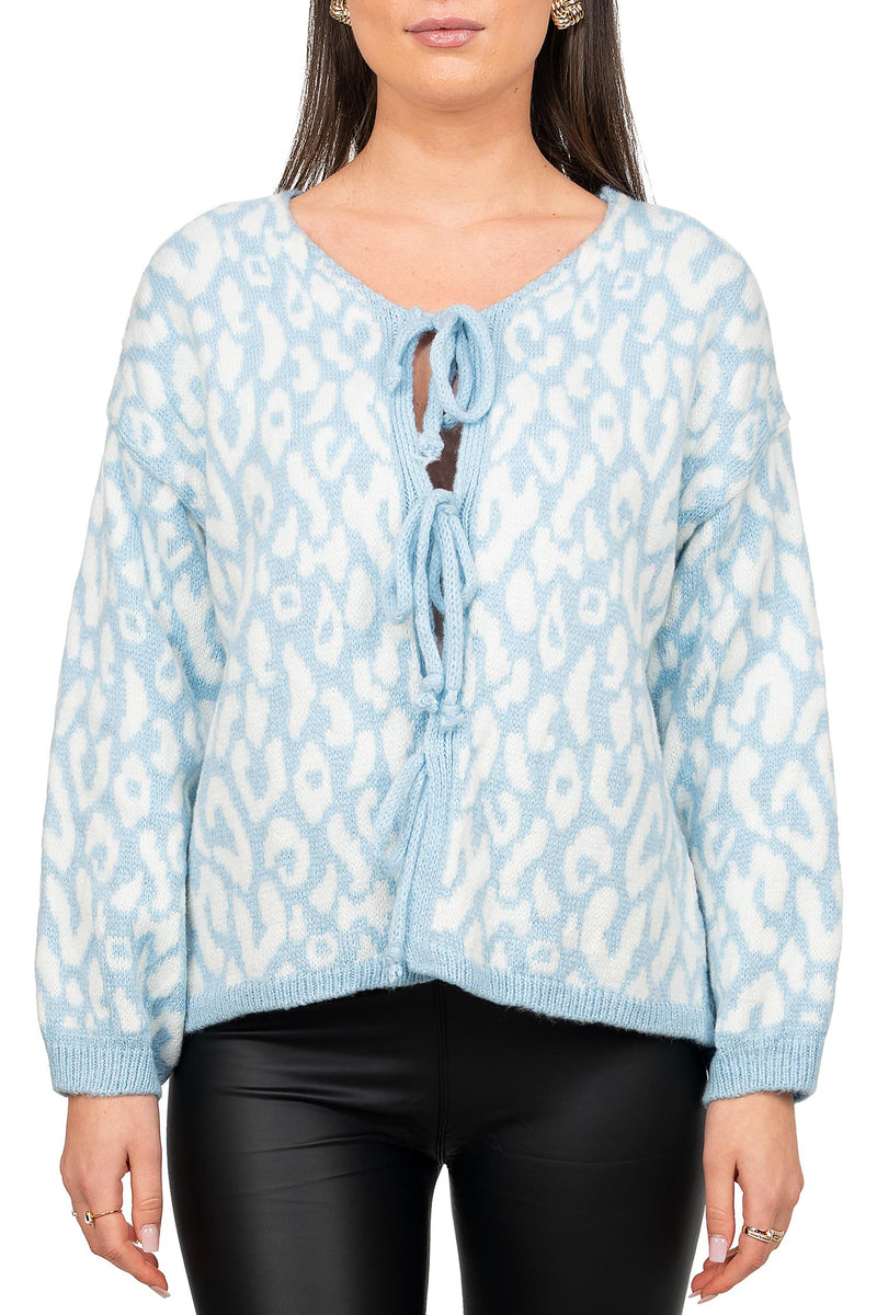 Damen Relaxed Fit Jacke in Baby Blue – Reichstadt