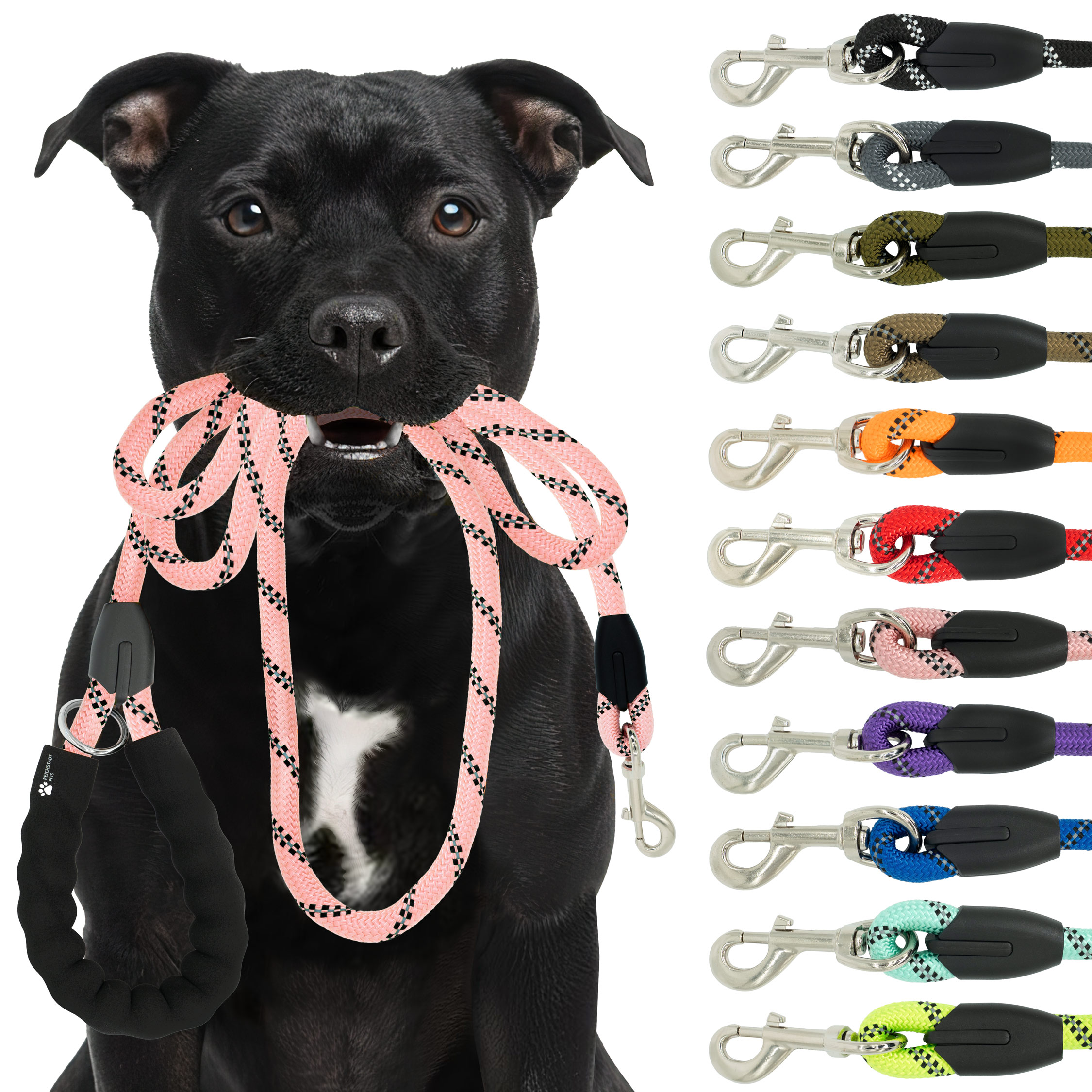 RS Pets Hundeleine Nylon in Pink – Reichstadt