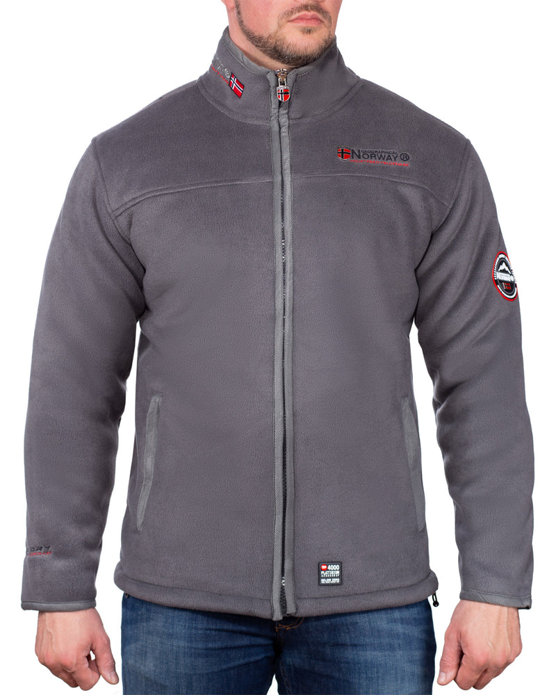 Herren Regular Fit Jacke ubolt in Dark-Grey-Black – Geographical Norway