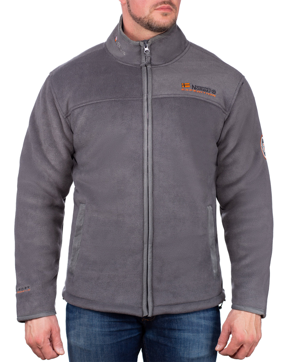 Herren Regular Fit Jacke usine in Dark Grey – Geographical Norway