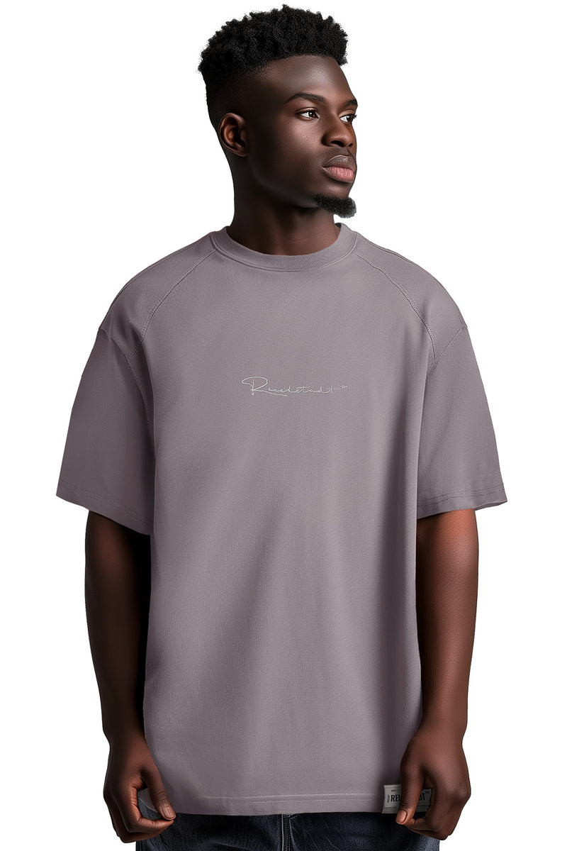 Herren Oversized T-Shirt in Dark Grey – Reichstadt