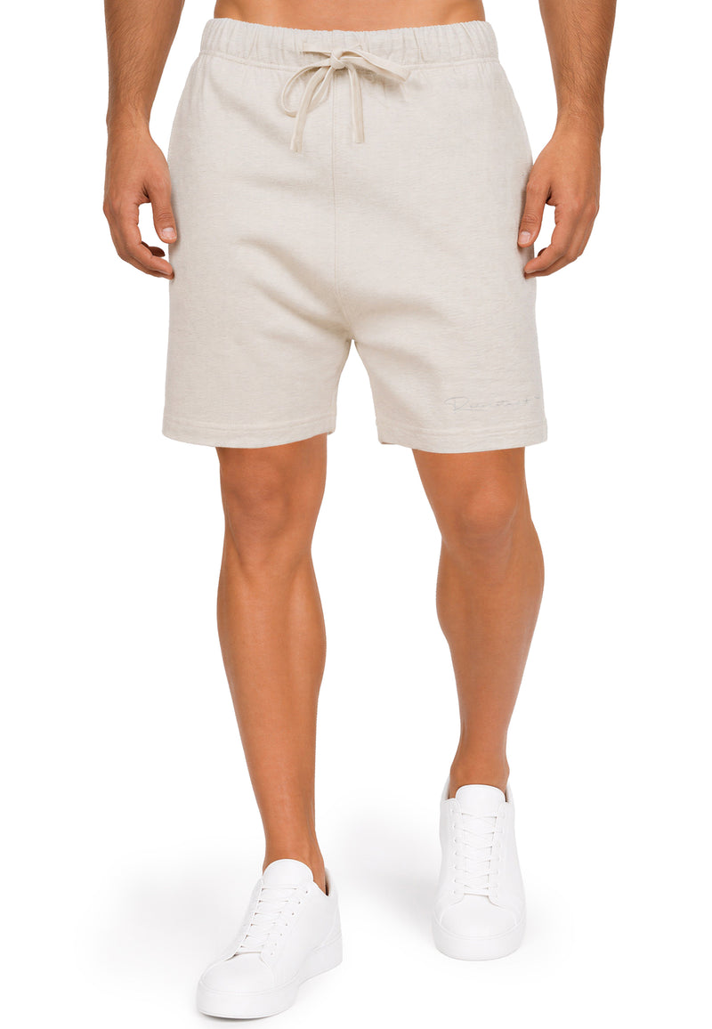 Herren Regular Fit Shorts Mid Waist 25RS072 - Oat Grey