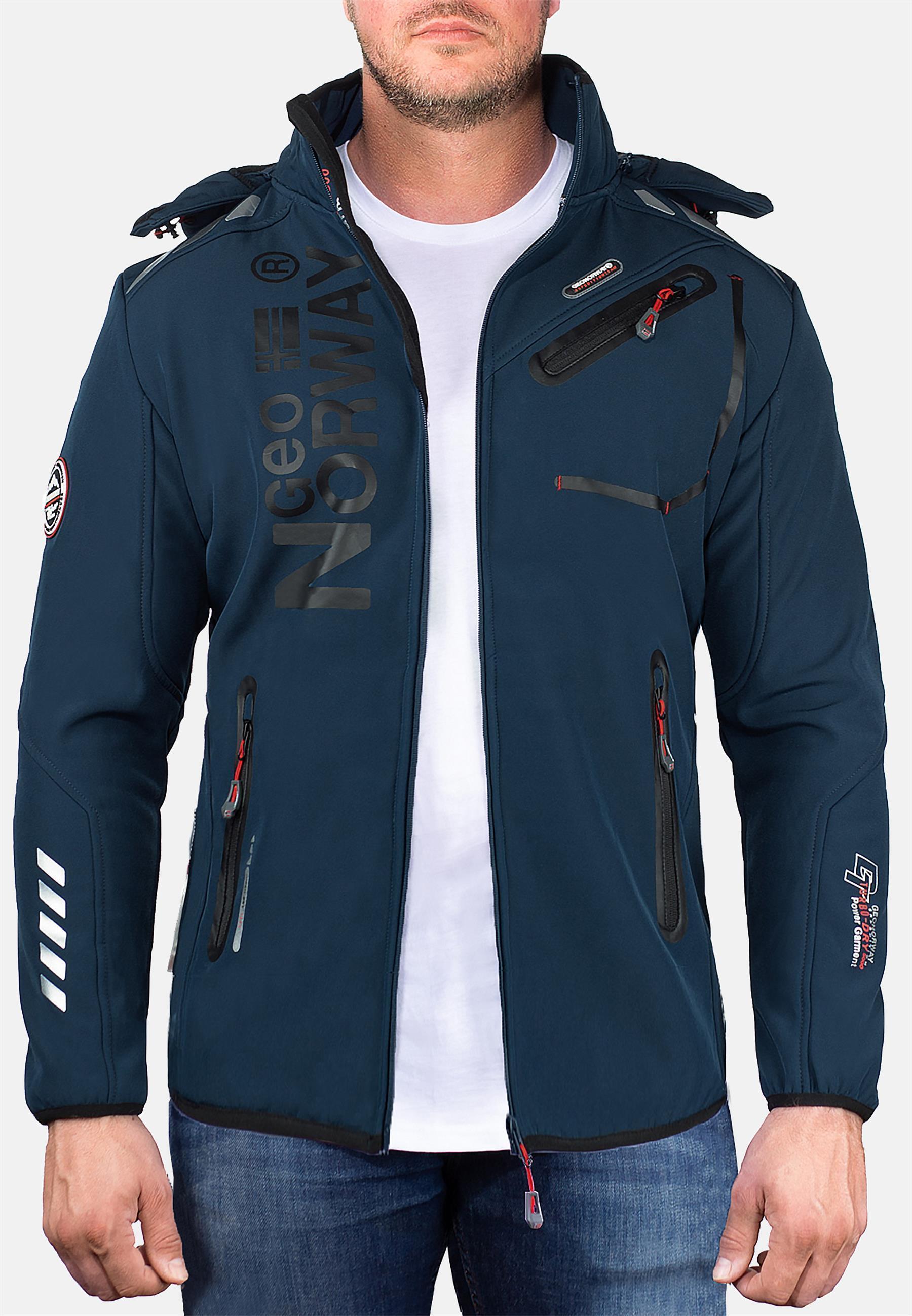 Herren Regular Fit Softshelljacke royaute - Navy/Black