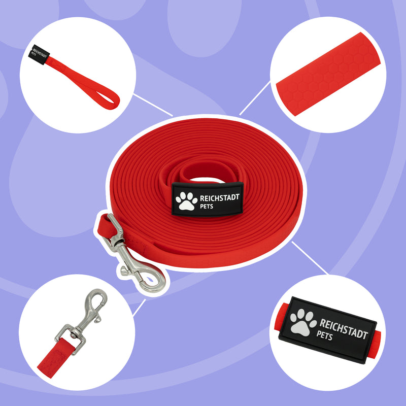 RS Pets Hundeleine Texturierte PVC 25RSP085 - Red
