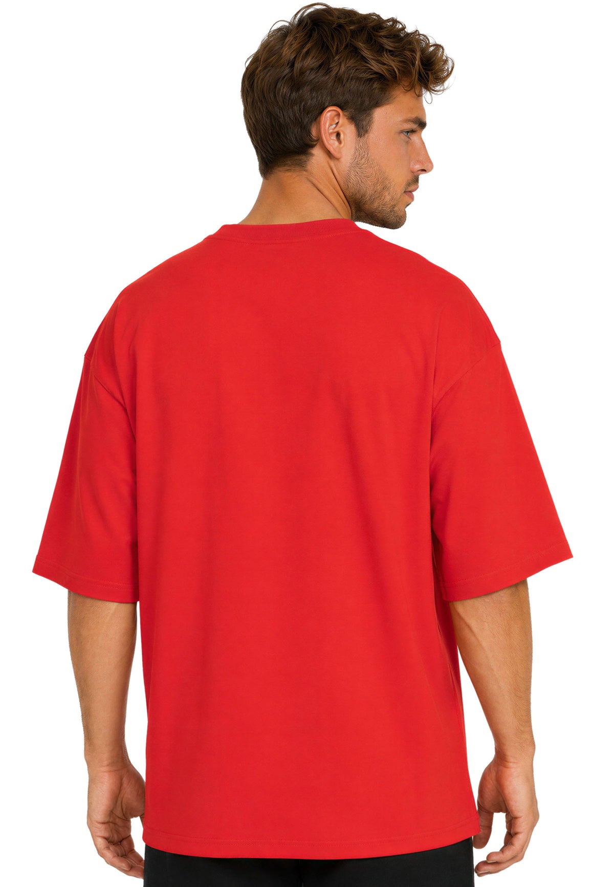 Herren Oversized T-Shirt in Red – Reichstadt – Ansicht 2
