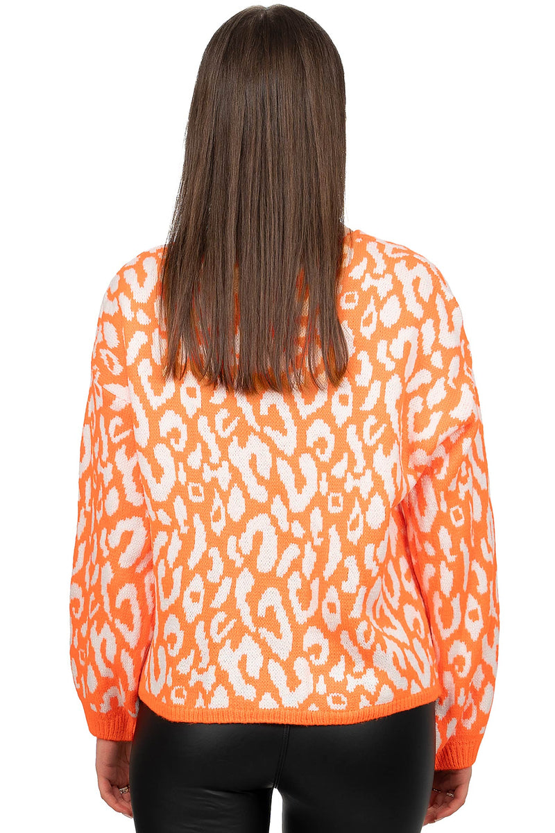 Damen Relaxed Fit Jacke 25RSW069 - Orange