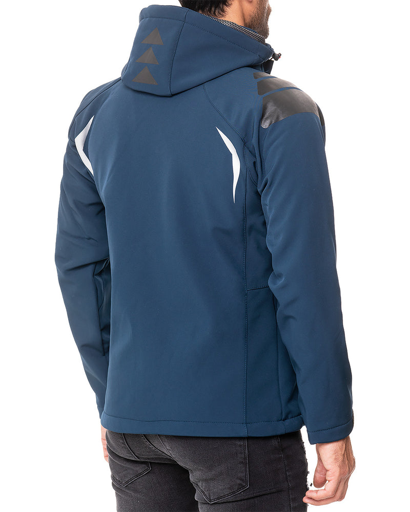 Herren Regular Fit Softshelljacke techno men - Navy