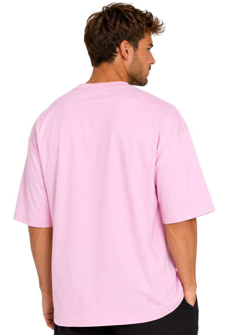 Herren Oversized T-Shirt 25RS070 - Pink