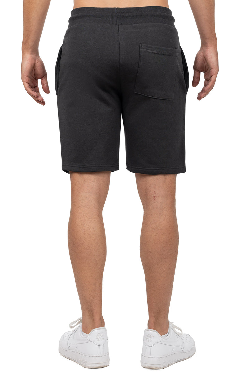 Herren Regular Fit Shorts Marken-Stick 23RS036 - Black