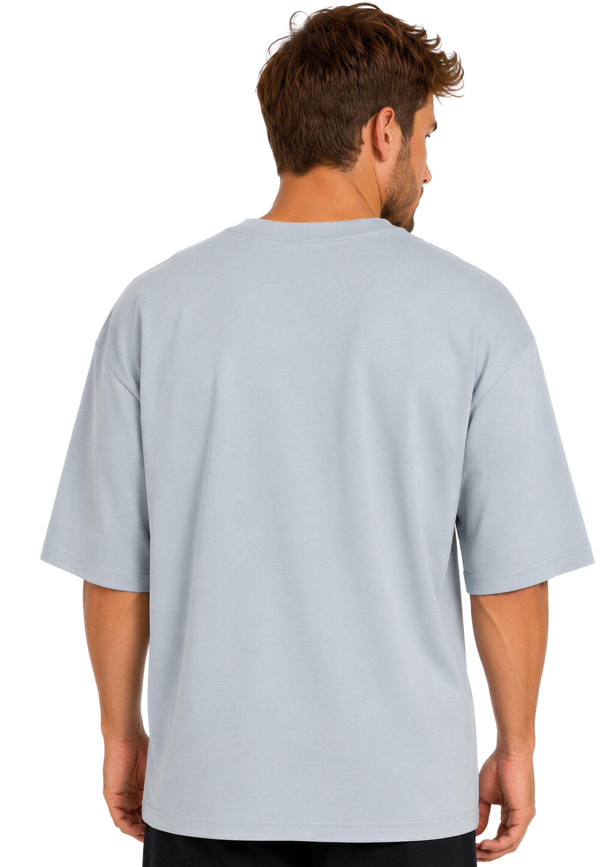 Herren Oversized T-Shirt in Light Blue – Reichstadt – Ansicht 2