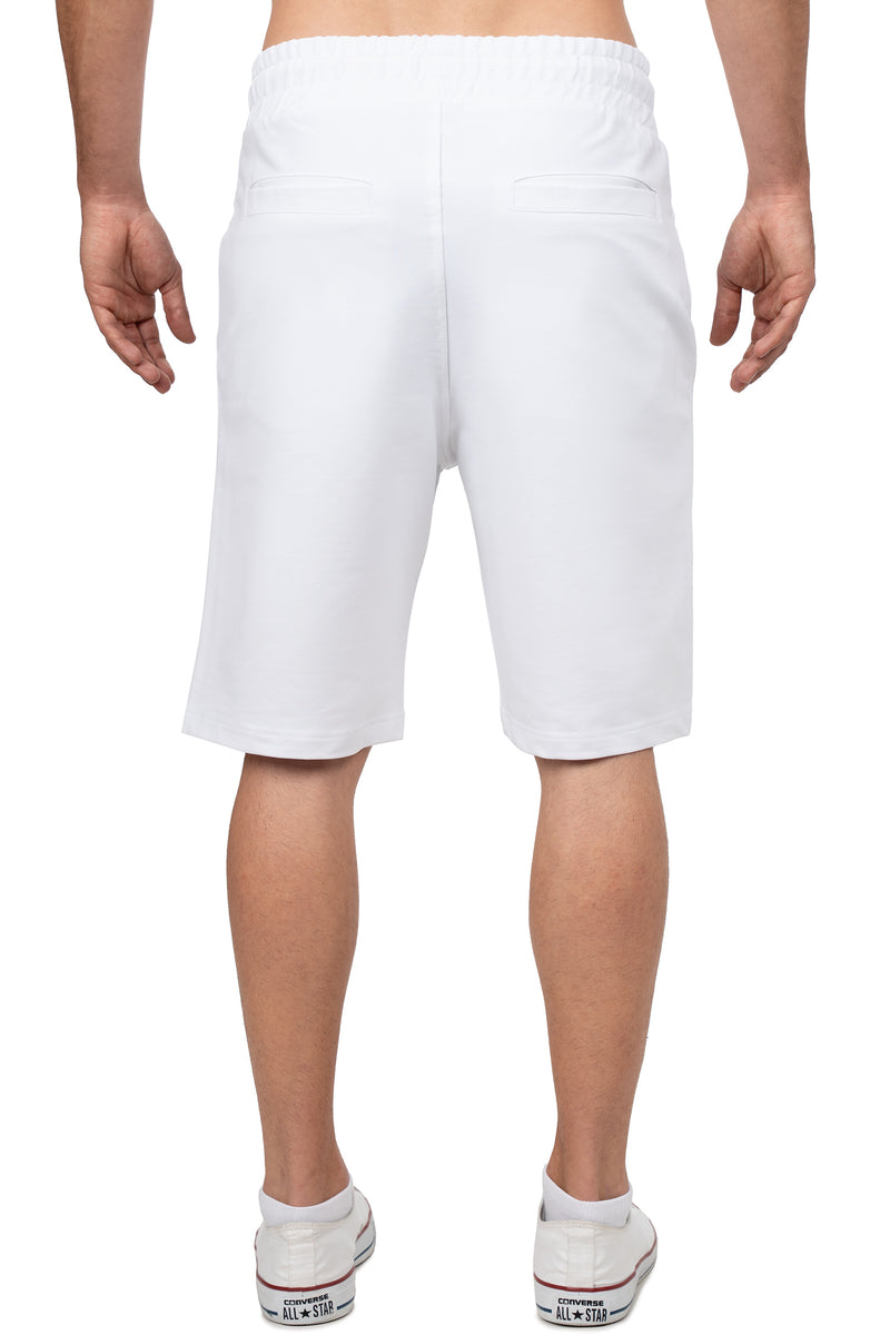 Herren Regular Fit Shorts Mid Waist CK274 - White