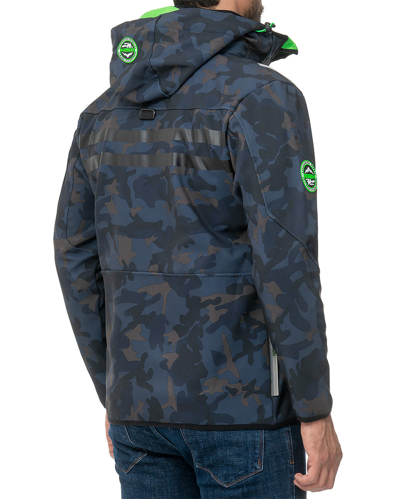 Herren Regular Fit Softshelljacke royaute men - Navy-Green
