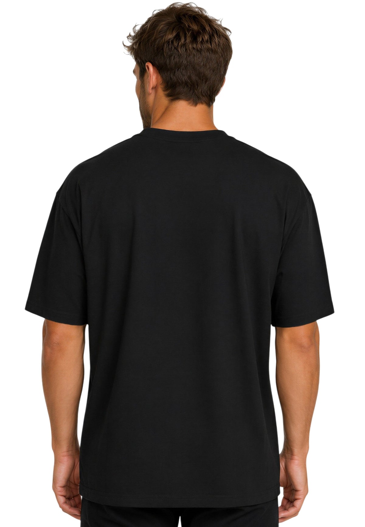 Herren Relaxed Fit T-Shirt in Black – Reichstadt – Ansicht 2