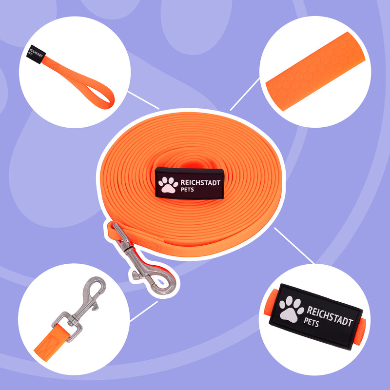 RS Pets Hundeleine Texturierte PVC 25RSP085 - Orange