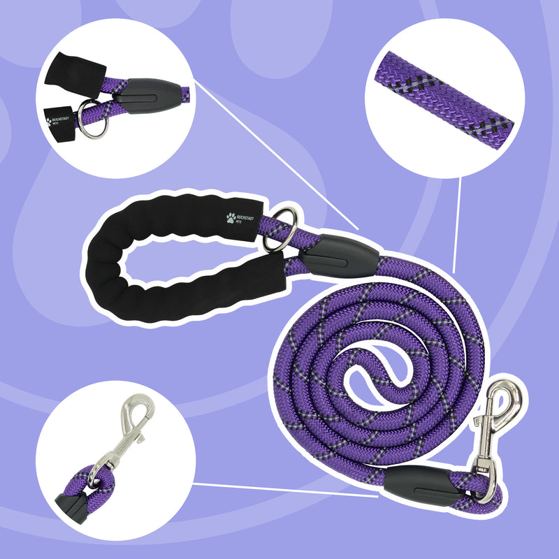 RS Pets Hundeleine Nylon 25RSP084 - Purple
