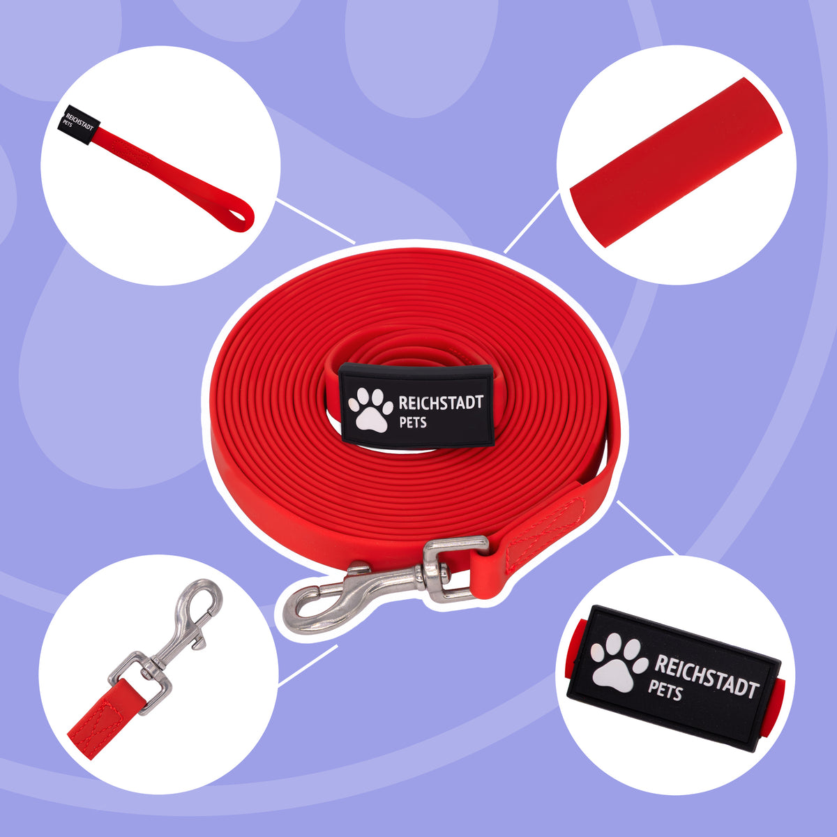 RS Pets Hundeleine PVC 25RSP086 - Red