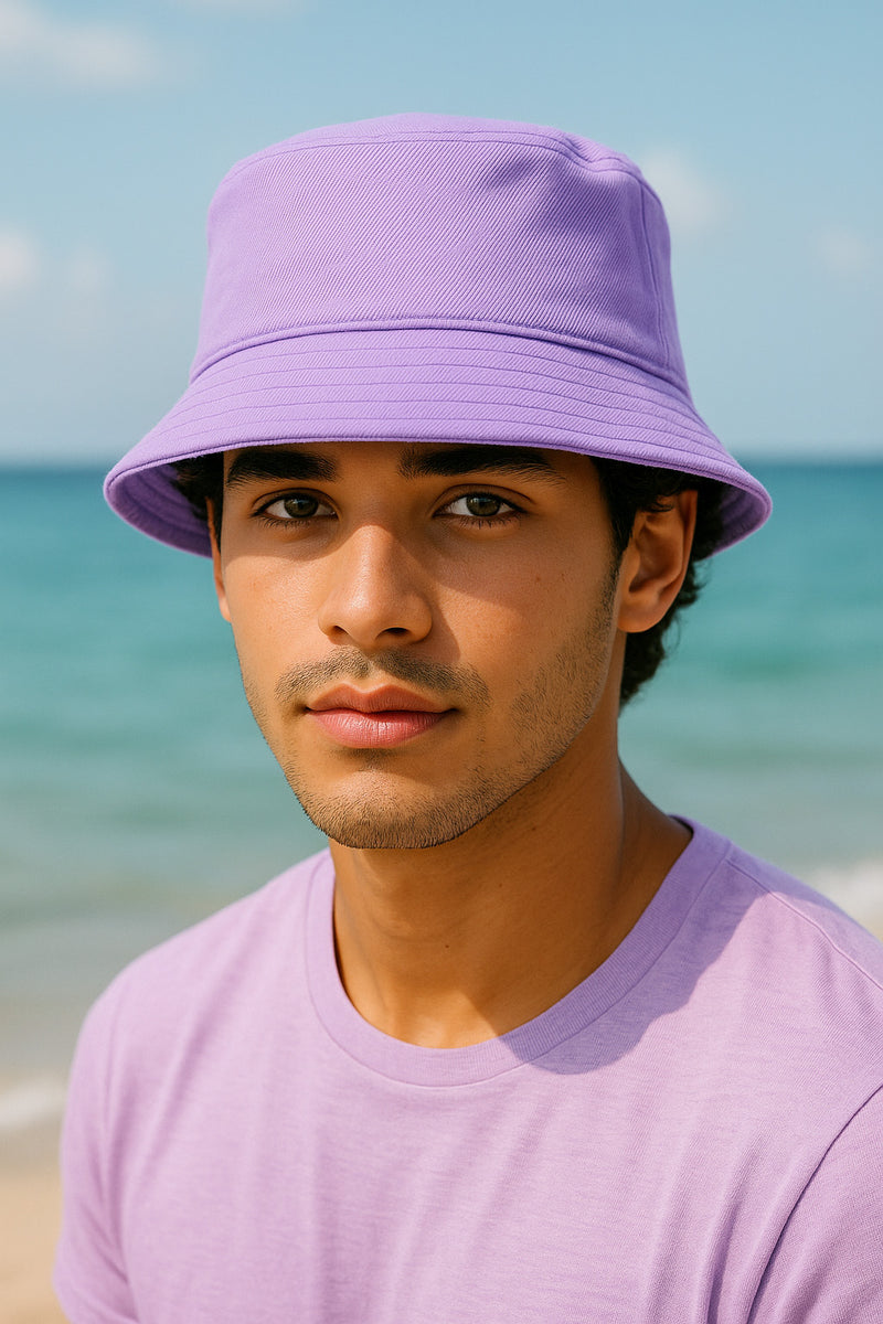 Herren Regular Fit Anglerhut 25RS074 - Light Purple