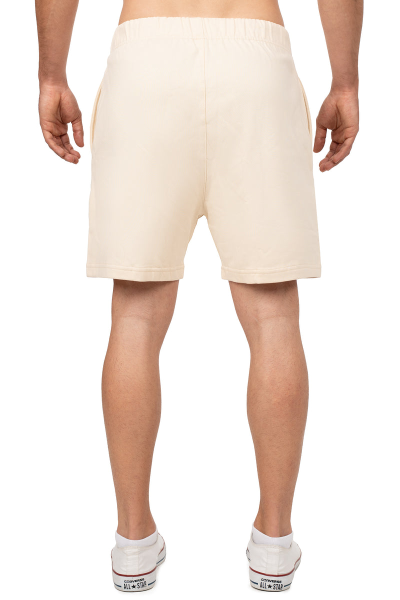 Herren Regular Fit Shorts Mid Waist 25RS072 - Eggshell White