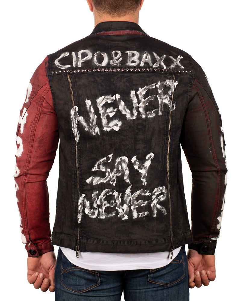Herren Regular Fit Jacke CJ248 - Black