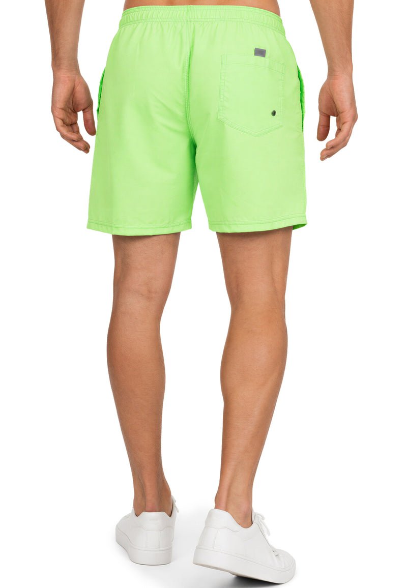 Herren Regular Fit Shorts Mid Waist 25RS073 - Green