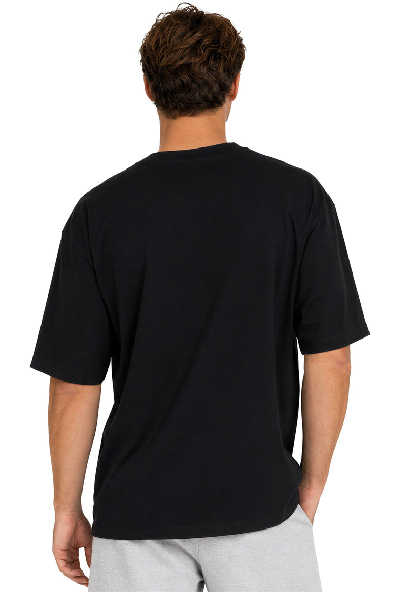 Herren Regular Fit T-Shirt Shoulder Drop 25RS071 - Black