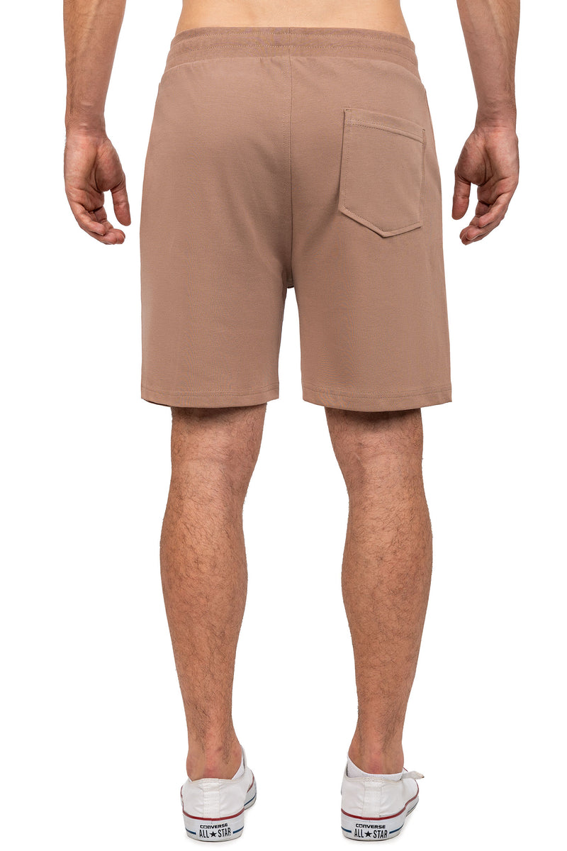Herren Regular Fit Shorts Marken-Stick 23RS043 - Warm Brown