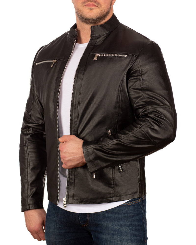 Herren Slim Fit Jacke 20RS25 - Black
