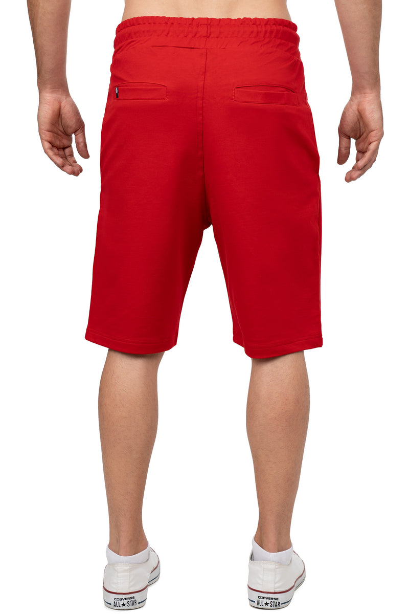 Herren Regular Fit Shorts Mid Waist CK271 - Red