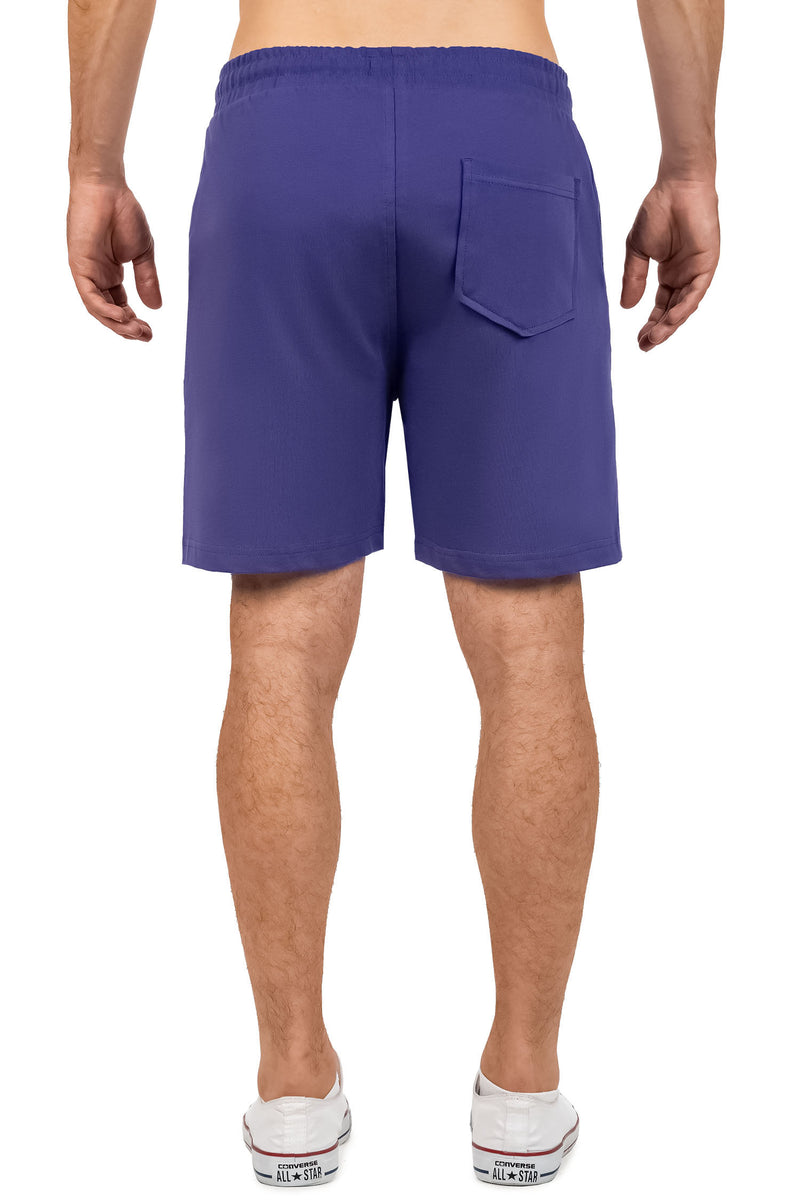 Herren Regular Fit Shorts Marken-Stick 23RS043 - Light Purple