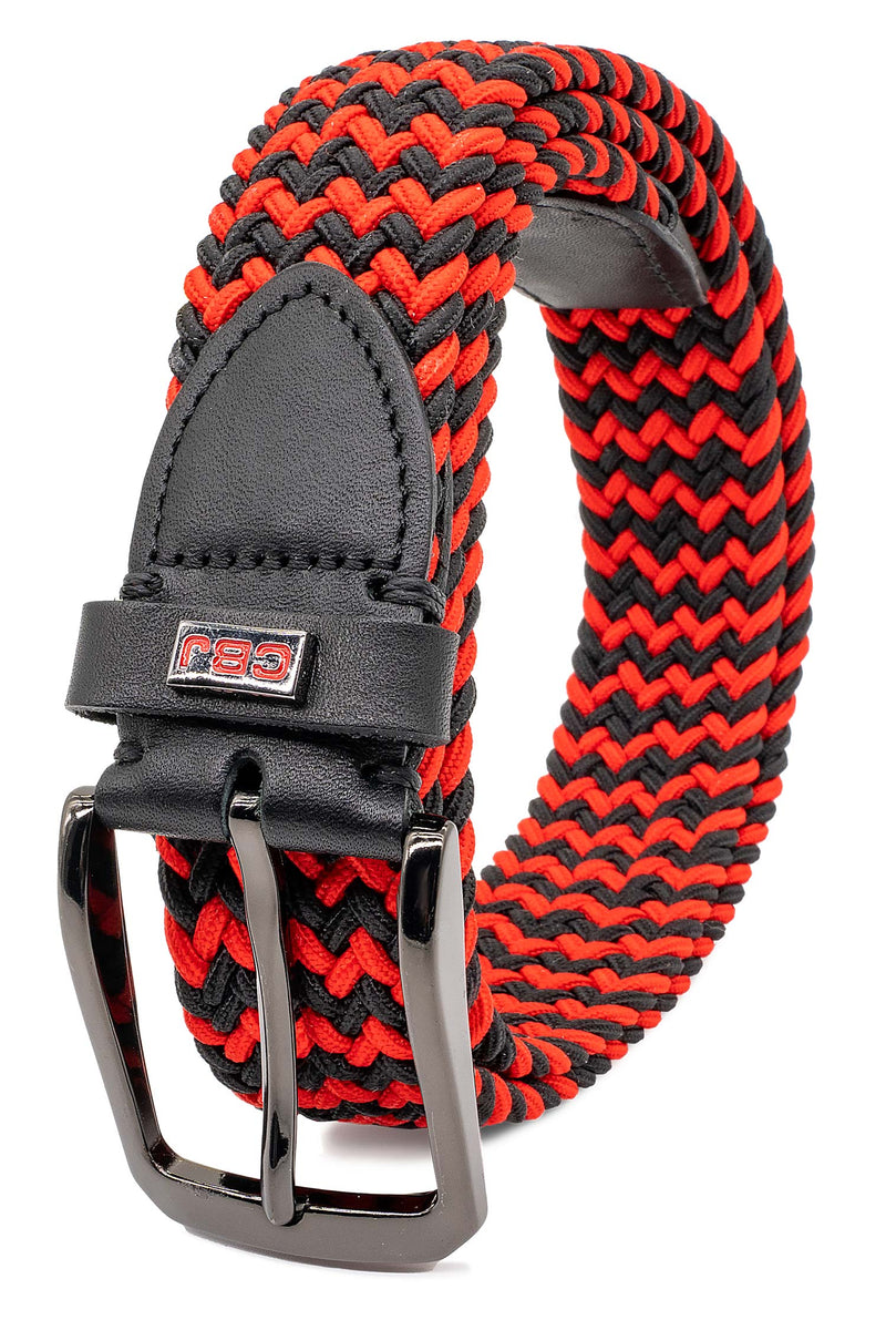 Herren Stoffgürtel CG188 - Red-Black