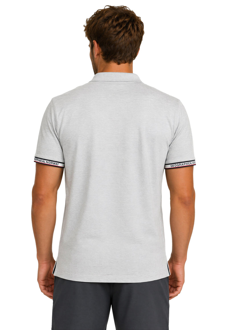 Herren Regular Fit Poloshemd koliar men - Blended Grey