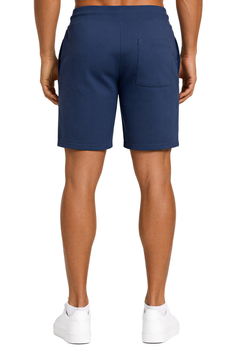 Herren Regular Fit Shorts Marken-Stick 23RS036 - Dark Blue