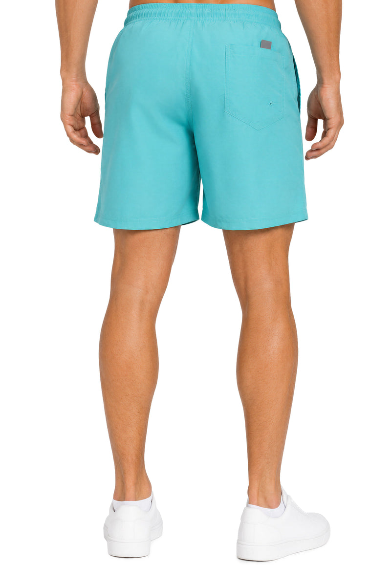 Herren Regular Fit Shorts Mid Waist 25RS073 - Turquoise