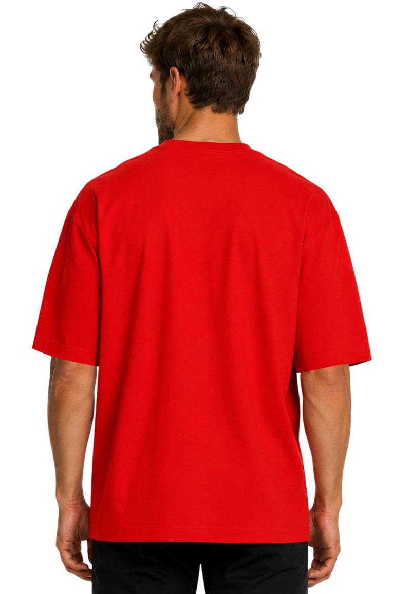 Herren Relaxed Fit T-Shirt 24RS058 - Red