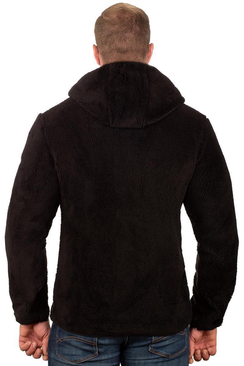 Herren Regular Fit Fleecesjacke tufour - Black