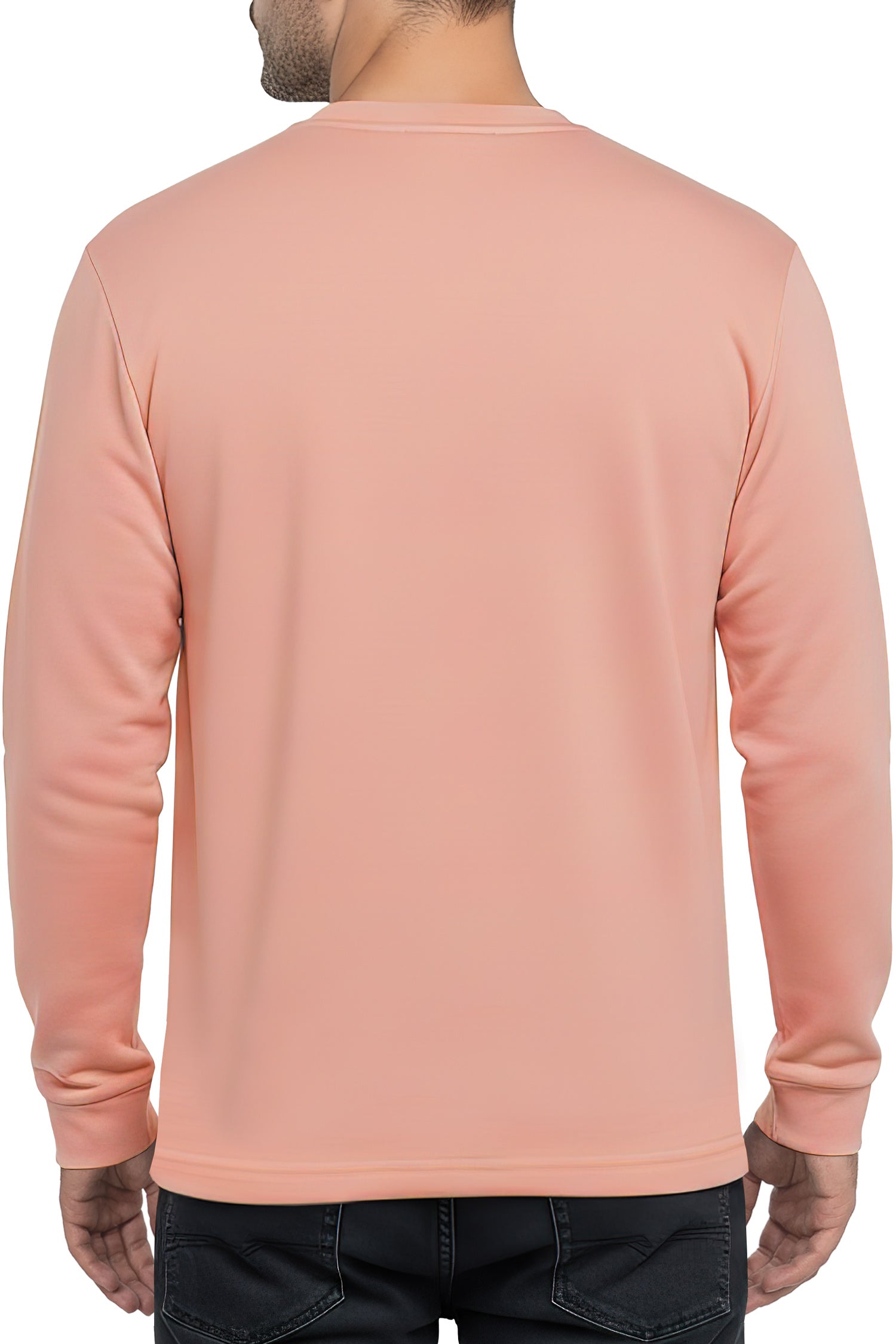 Herren Oversized Langarm Shirt 23RS042 - Old Pink