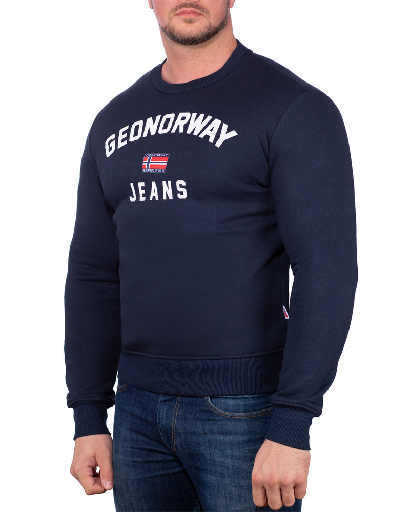 Herren Regular Fit Pullover gassier - Navy