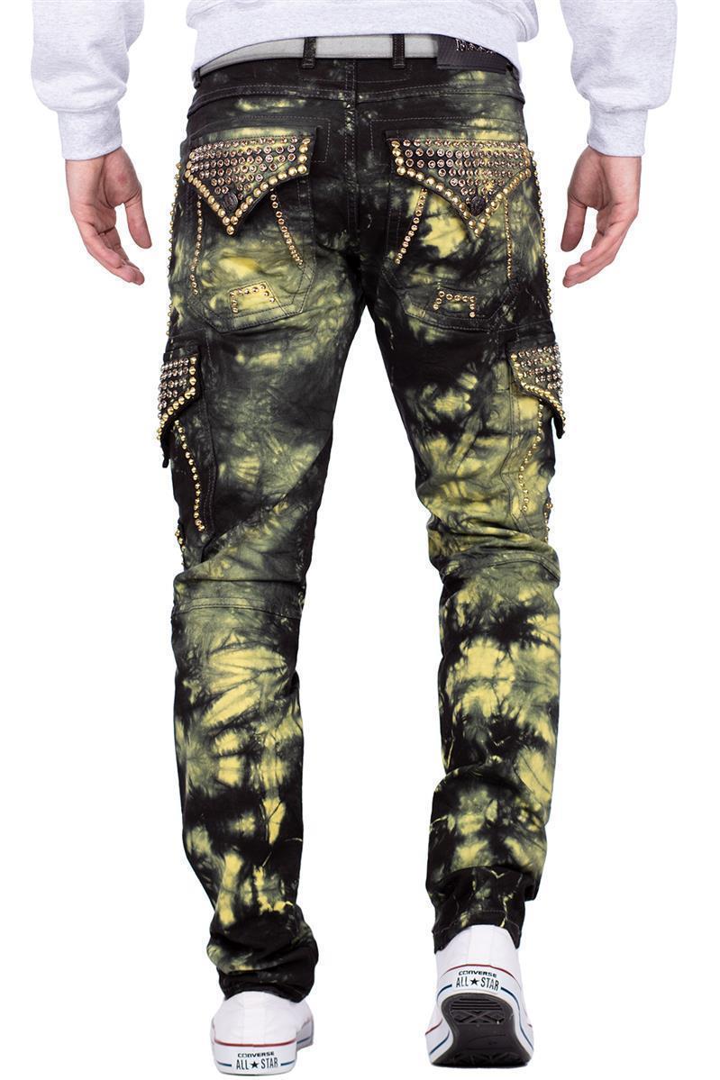 Herren Regular Fit Jeans CD677 - Yellow