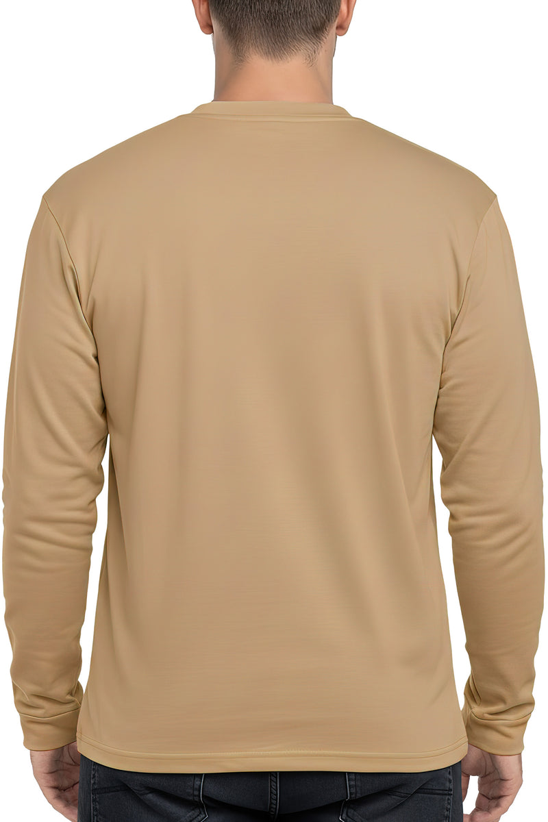 Herren Oversized Langarm Shirt 23RS042 - Warm Brown