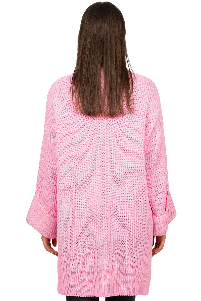 Damen Relaxed Fit Pullover 25RSW067 - Baby Rosa