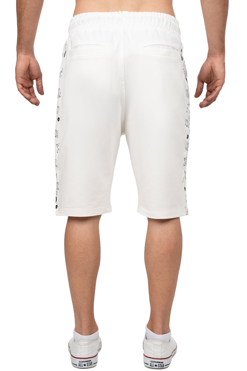 Herren Regular Fit Shorts Mid Waist CK292 - Ecru