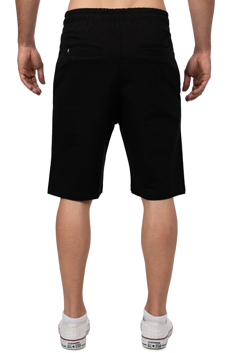 Herren Regular Fit Shorts Mid Waist CK271 - Black