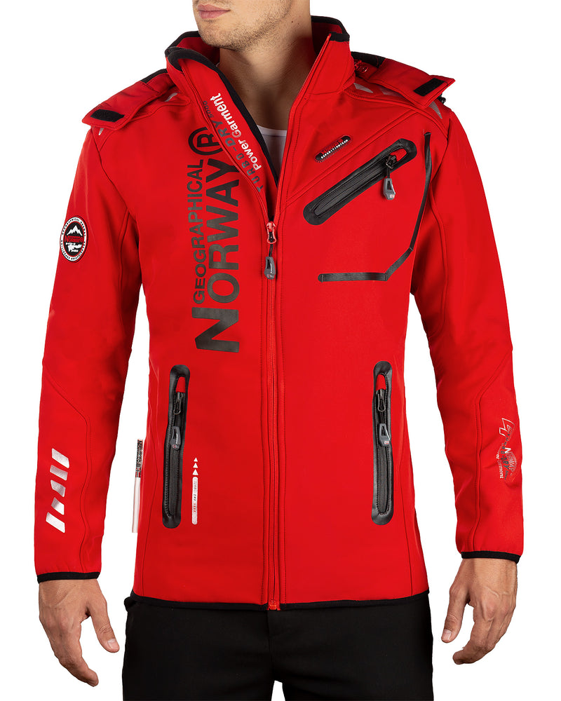 Herren Regular Fit Softshelljacke royaute men - ASSORT Red