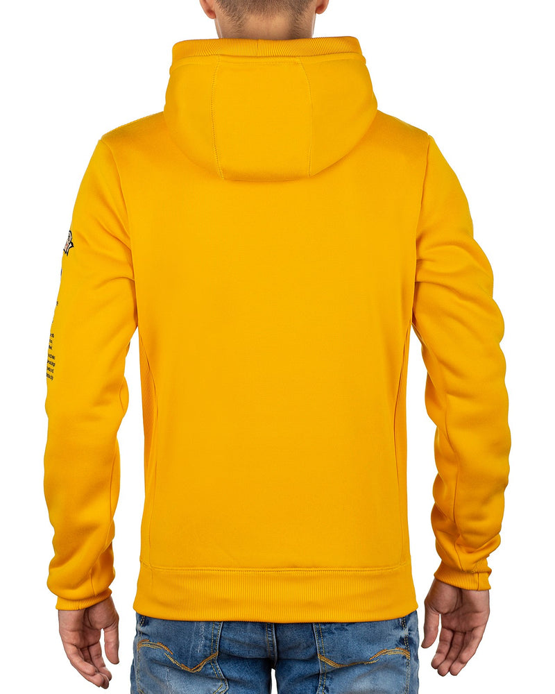 Herren Regular Fit Hoodie gymclass men - Yellow