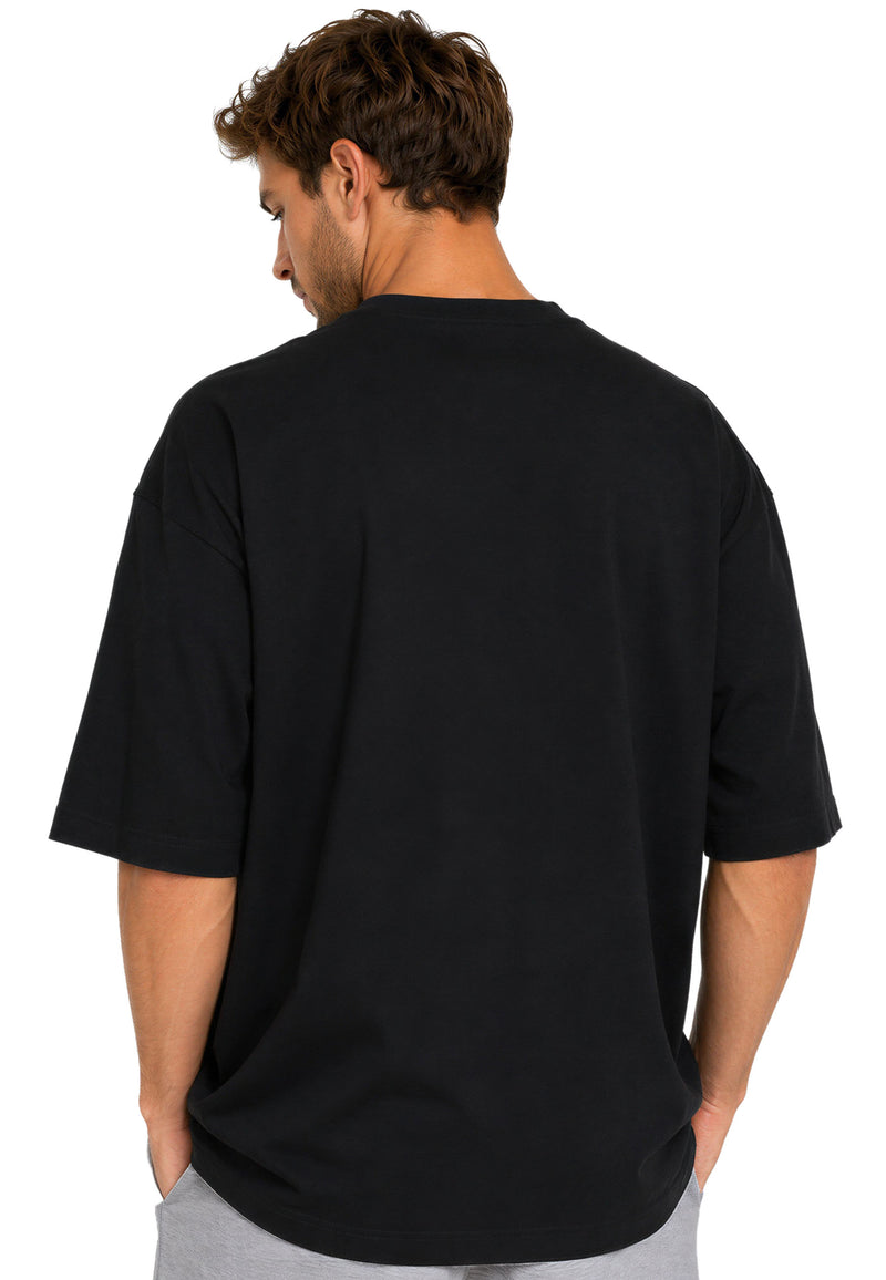 Herren Oversized T-Shirt 25RS070 - Black