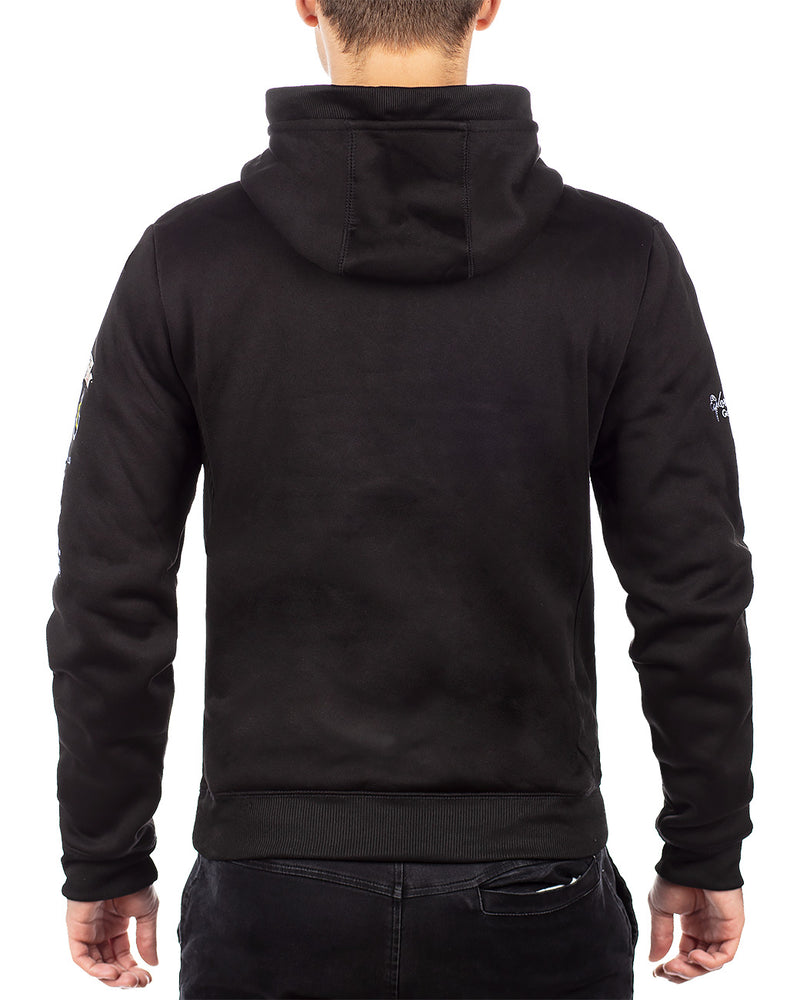 Herren Regular Fit Hoodie gymclass men - Black