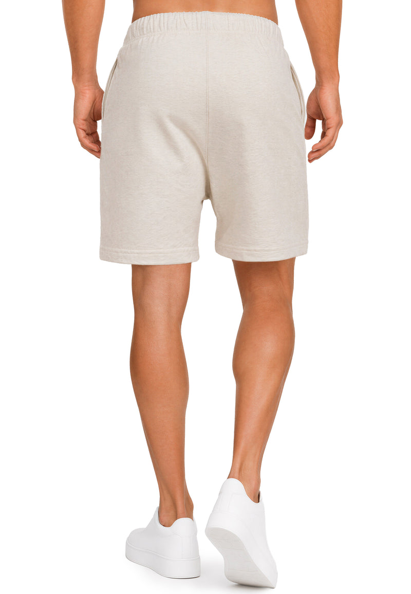 Herren Regular Fit Shorts Mid Waist 25RS072 - Oat Grey