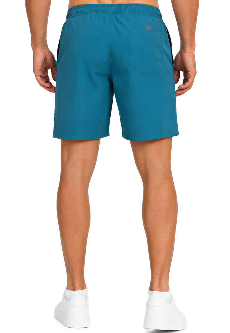 Herren Regular Fit Shorts Mid Waist 25RS073 - Blue