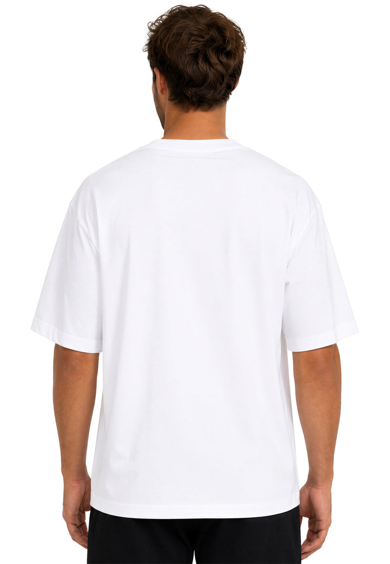 Herren Regular Fit T-Shirt Shoulder Drop 25RS071 - White